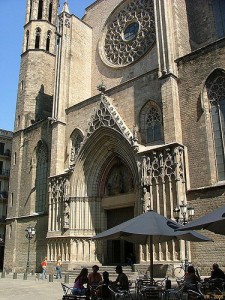 BARCELONA (Espanha): Igreja de Santa Maria del Mar (Séc. XIV).