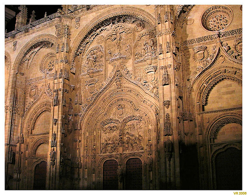 SALAMANCA (Espanha) - Fachada da Catedral.